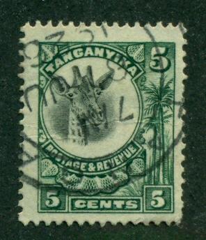 Tanganyika 1925 #11 U SCV (2014)=$1.75