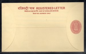 India 1999 1400+300 Postal Stationery Registered Envelope MINT # 6697