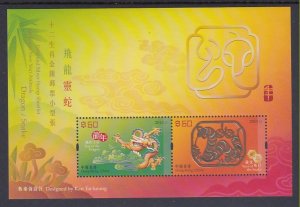 Hong Kong 1557 Souvenir Sheet MNH VF