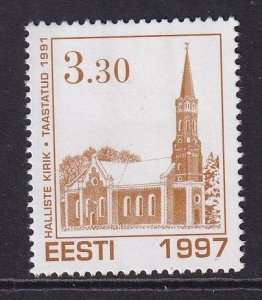 Estonia  #331  MNH  1997  Christmas  Church Halliste