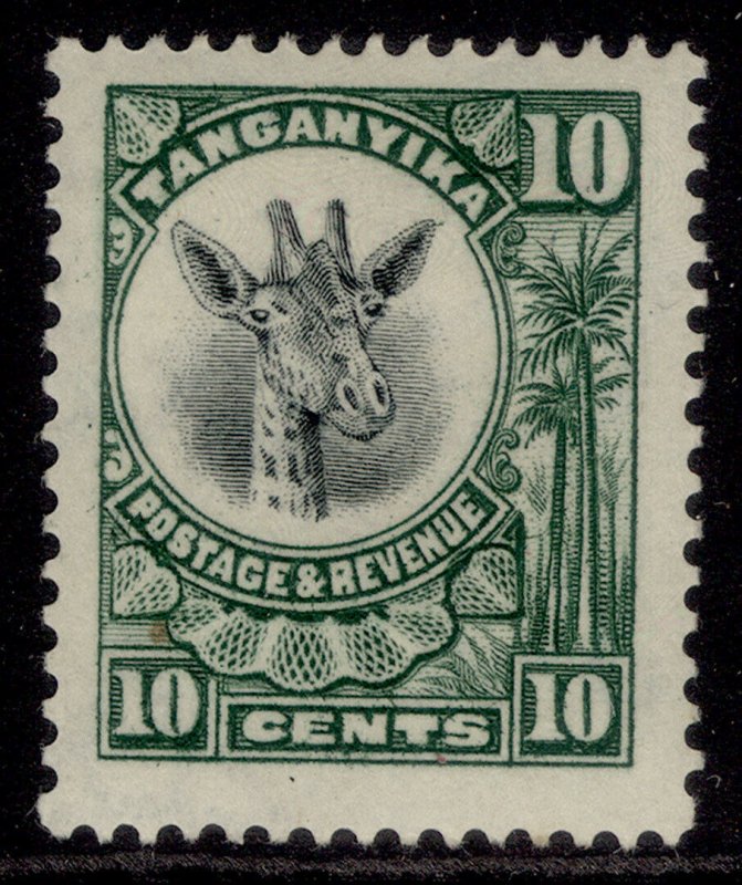 TANGANYIKA GV SG75, 10c green, M MINT. 