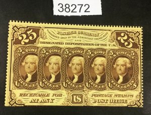 MOMEN: US STAMPS #PC11 POSTAGE CURRENCY LOT #38272