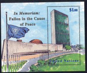 769 United Nations 1999 In Memoriam SS MNH