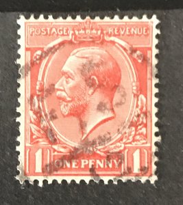 Great Britain 1912-13 #160, Used, CV$1.10