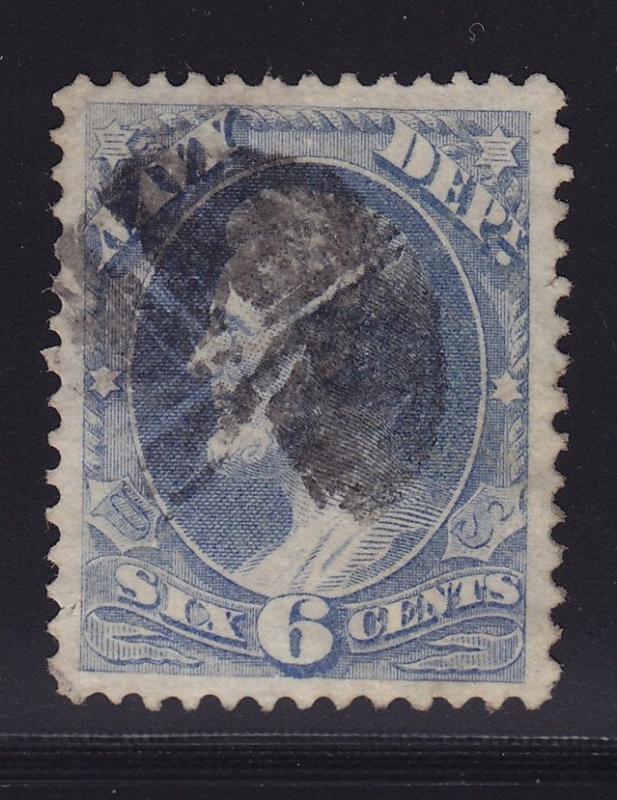 O38 XF used  neat cancel with nice color cv $ 30 ! see pic !