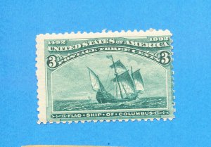 USA - Scott 232 - unused never hinged MNH - 3 cents Columbus  - 1893
