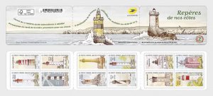 France 2020 MNH Booklet Stamps Lighthouses