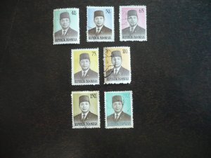 Stamps - Indonesia - Scott# 901-914 - Used Part Set of 7 Stamps