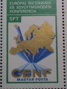 HUNGARY-EUROPA- GENF MNH S/S SHEET VERY FINE