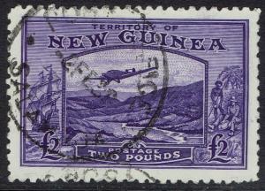 NEW GUINEA 1935 BULOLO AIRMAIL 2 POUNDS USED 