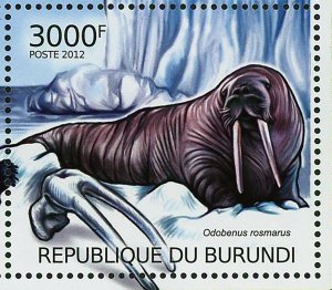 Global Warming Stamp Bubo Scandiacus Sterna Paradisaea Pygoscelis Adeliae S/S