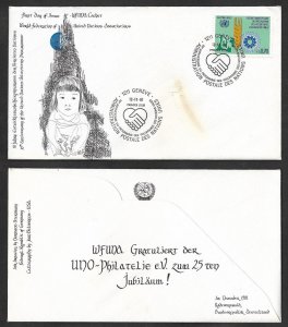 SMI) 1981, UNITED NATIONS, FIRST DAY COVER, UNITED NATIONS DEVELOPMENT ASSISTANC