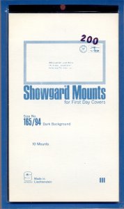 SHOWGARD BLACK MOUNTS: Size 165 - 8 Unused in Original Pack; Free Shipping