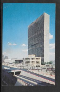 United Nations #3 on United Nations JUN/7/1956 Picture Postal Card (1257)