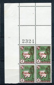 BRITAIN HERM ISLAND; 1961 Local Europe Optd. issue fine MINT MNH 4d. BLOCK