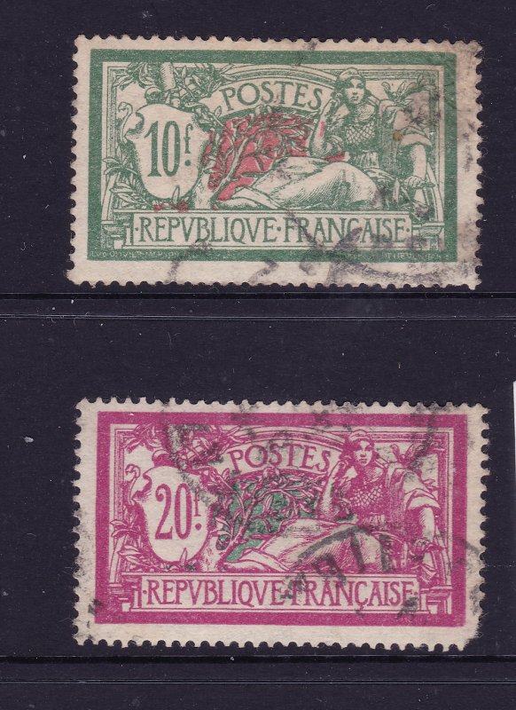 France the 10fr & 20fr  Mersons used