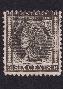 Prince Edward Island, Scott 15, Used, QV Cents Issue, 8.00 mark on rear