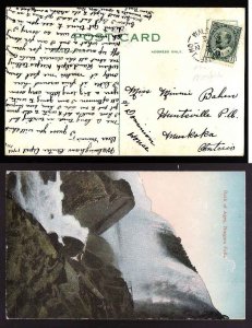 Canada-cover #2012b - 1c Edward-Norfolk Cnty-Walsingham Centre,Ont single broken