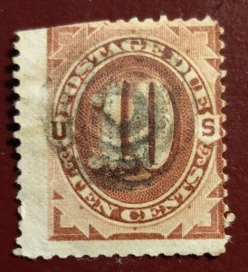 US Scott  #J19 Used Cut Perfs Top Fine