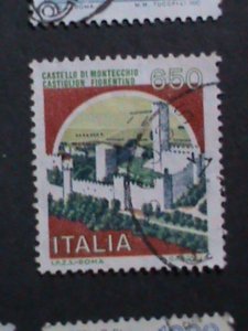 ​ITALIY-1980 VERY OLD ITALY FAMOUS CAST;ES USED STAMPS LARGE SETVERY FINE WE S