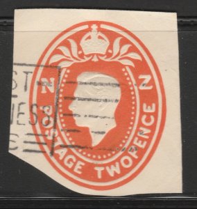 NEW ZEALAND Postal Stationery Cut Out A17P18F21257-