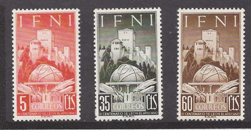 Ifni, 54-56, Leo Africanus - Author Singles,**MNH**