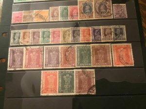 ICOLLECTZONE India Collection 1937//81 VF Used CV $150_