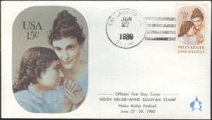 #1824 Keller - Sullivan Andrews FDC