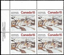 CANADA   #653 MNH UPPER LEFT PLATE BLOCK  (1-2)