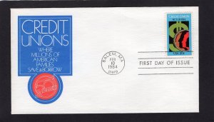 2075 Credit Union, FDC unknown cachet