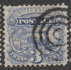 U.S. Scott #114 Locomotive Stamp - Used Single