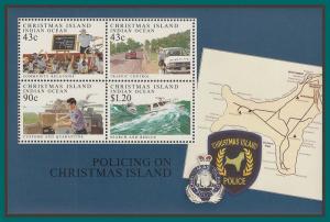 Christmas Island 1991 Police Force, MS MNH #306a,SGMS325