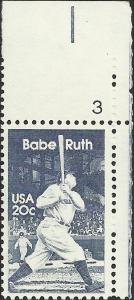 # 2046 MINT NEVER HINGED BABE RUTH