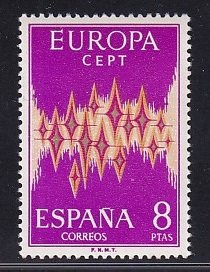 Spain  #1718   MNH  1972   Europa  8p