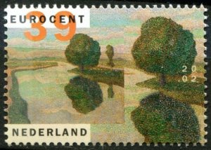 Netherlands Sc#1133g MNH, 39c multi, Landscape Paintings (2002)