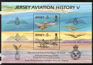 JERSEY SGMS624 1993 75th ANNIV OF RAF MNH