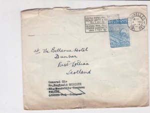 General Sir Francis Reginald Wingate 1949 Brussels Cancel Stamps Cover refR17349 