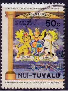 Tuvalu- Nui, 1984, Coat of Arms, 50c, used*