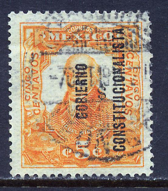 MEXICO 427 5c REVOLUT OVPT GOBIERNO $ CONSTITUC. Used (295)