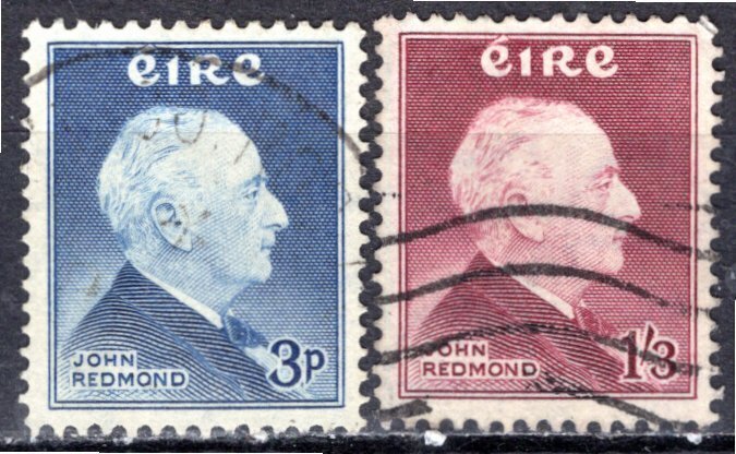 Ireland; 1957: Sc. # 157-158:  Used Cpl. Set