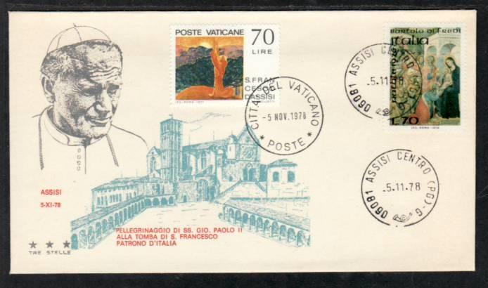 Pope John Paul II 1979 Visits Assisi