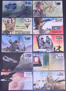 #2765 World War II: 1943 Bevil FDC Set