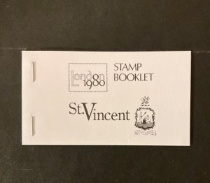 Stamps St Vincent Scott #599-601 booklet never hinged