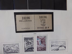 Luxemburg 1874-1966 Stamp Collection on Scott International Stamp Album pages