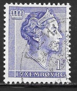 Luxembourg 366: 1f Grand Duchess Charlotte, used, F-VF