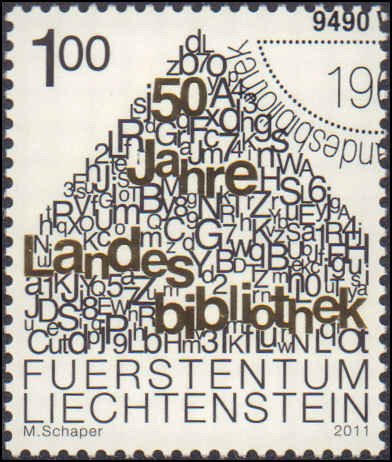 Liechtenstein #1504, Complete Set, 2011, Used, CTO