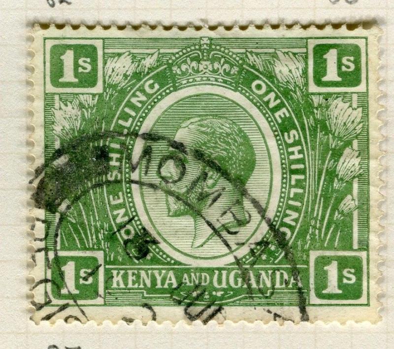 BRITISH KUT; KENYA 1922 early GV issue fine used 1s. value