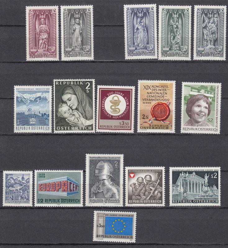 Austria - small stamp lot - MNH (1856)