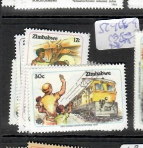 ZIMBABWE  (P2805B)  TRAIN  SC 466-9   MNH 