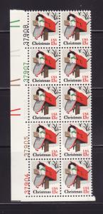 United States 1730 Set Plate Block MNH Christmas